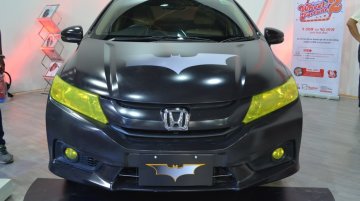 Batman Themed Honda City Showcased Nepal Auto Show 17 Indian Autos Blog