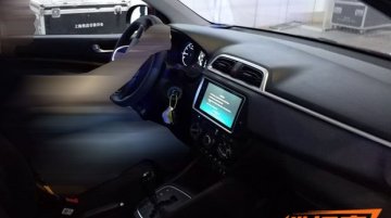 Interior of the Hyundai Reina leaks out