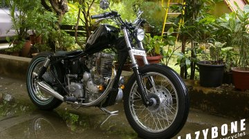 Royal Enfield Thunderbird 350 'Lynx' by Lazybone Motorcycles