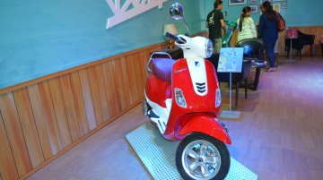 Vespa VXL 150 showcased at the Nepal Auto Show 2017