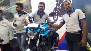 Yamaha FZ25 showcased at Colombo Motor Show 2017