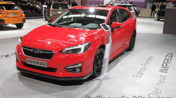 Euro-spec 2018 Subaru Impreza at the IAA 2017 - Live