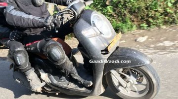Honda Scoopy spied in India