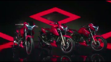 TVS Apache RTR 160 & 180 matte red variants