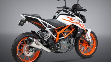 2017 KTM 390 Duke with Yoshimura exhaust and fender eliminator kit