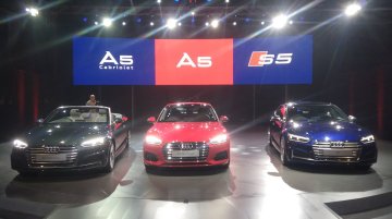 2017 Audi A5 Sportback, A5 Cabriolet & S5 Sportback launched in India