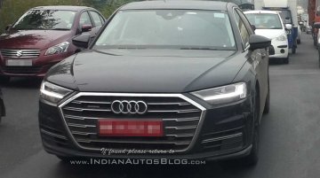 2018 Audi A8 spied testing in India yet again