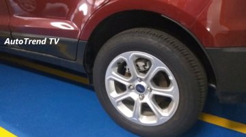 2018 Ford EcoSport facelift spy pictures