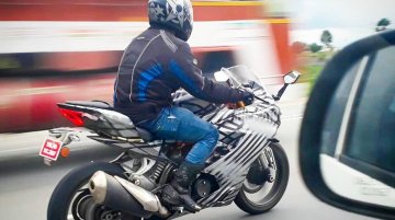 Updated TVS Akula 310 (TVS Apache RR 310S) spotted on test