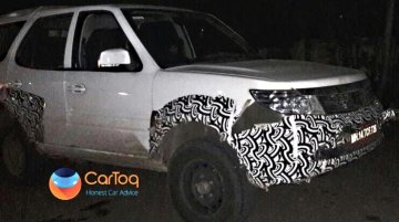 Tata Safari Storme Army-spec spied in Pune