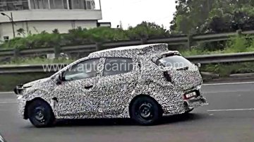 Tata X451 hatchback spotted testing next to a Maruti Swift