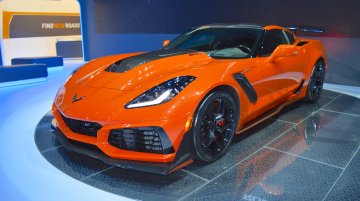 2019 Chevrolet Corvette ZR1 showcased at the 2017 Dubai Motor Show