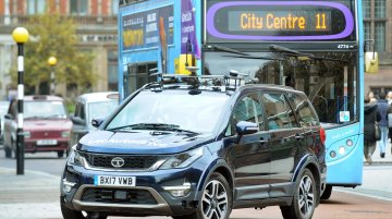 Autonomous Tata Hexa tests start in the UK