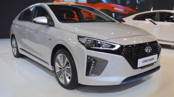 Hyundai Ioniq hybrid at 2017 Dubai Motor Show