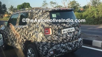 Jeep Renegade spotted in India with a 2.0 L diesel engine