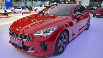 Kia Stinger GT showcased at the 2017 Dubai Motor Show