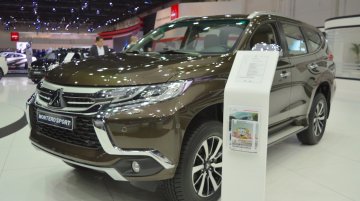 Mitsubishi Montero Sport at the 2017 Dubai Motor Show