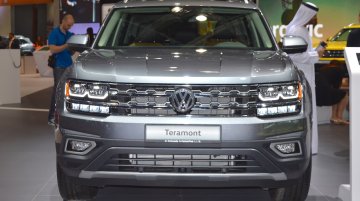 VW Teramont showcased at the 2017 Dubai Motor Show