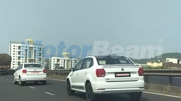 VW Ameo 'Sport' spotted on test in Maharashtra