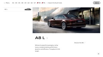 2018 Audi A8 L (LWB) listed on their Indian website