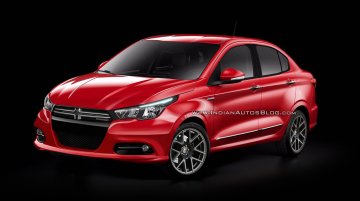 Fiat Cronos-based 2019 Dodge small sedan - Rendering