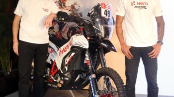 New Hero RR 450 Rally bike showcased; 2018 Dakar team announced