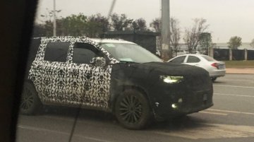 Jeep 7-seat SUV spied testing in China