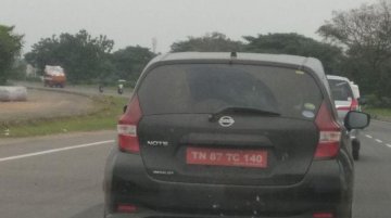 Possible Nissan Note e-Power test mule spied in India again