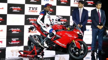 TVS Apache RR 310 launched in India at INR 2.05 lakhs