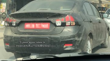 2018 Maruti Ciaz facelift spy shots