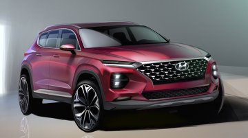 New generation Hyundai Santa Fe teaser images