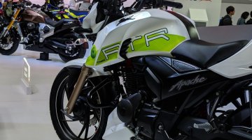 TVS Apache RTR 200 Fi Ethanol at 2018 India Auto Expo