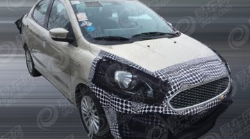 2018 Ford Aspire (facelift) - Image Gallery (Spy Shots)