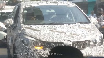 Mahindra U321 spy shots