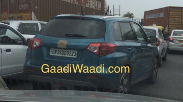 Suzuki Vitara spied testing in India