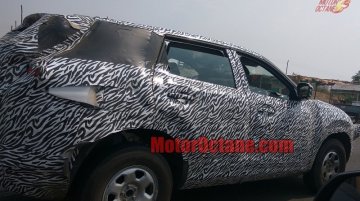 Production Tata H5X shows its side profile in new spy shots