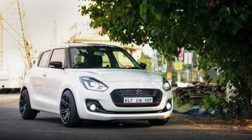 Slammed Maruti Swift