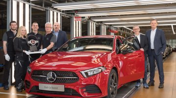 India-bound 2018 Mercedes A-Class enters production