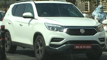 G4 SsangYong Rexton (Mahindra Rexton) spied testing in India again