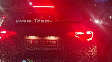 Mahindra S201 (SsangYong Tivoli based compact SUV) spied