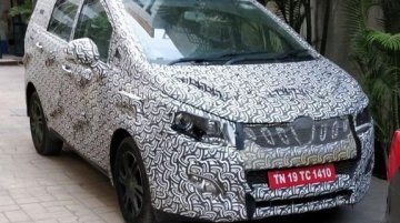 Spy shot of Mahindra U321 (Toyota Innova rival) emerges from Chennai