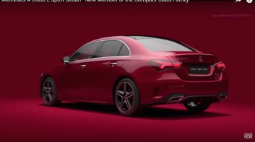 Chinese-spec Mercedes A-Class Sedan revealed [Video Update]