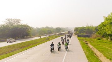 TVS Apache Owner's Group 1st South Chapter Ride