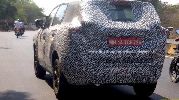 Purported Tata H7X (7-seat Tata H5X) test mule spotted [Update]