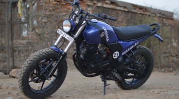 Yamaha FZ-S Scrambler mod by Hustler Moto