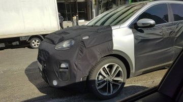 2019 Kia Sportage (facelift) spied on South Korean roads again