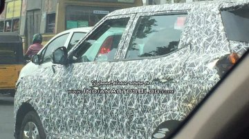 Mahindra S201 spy shots