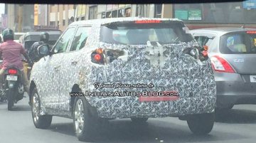 SsangYong Tivoli based Mahindra S201 spy shots emerge from Chennai