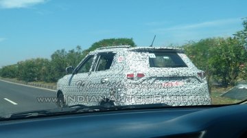 Mahindra S201 spy shots