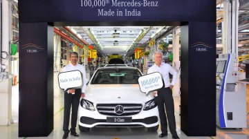 100,000th Mercedes-Benz vehicle rolls off the assembly line in India